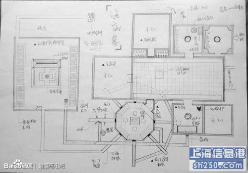 手绘盗墓地图热传12张8个主要场景全收录